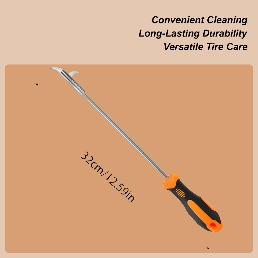 Tire Cleaning Hook Screwdriver Accessory Car Tire Stone Cleaner Stone Remover Tire Cleaning Tool Tire Repair Tools