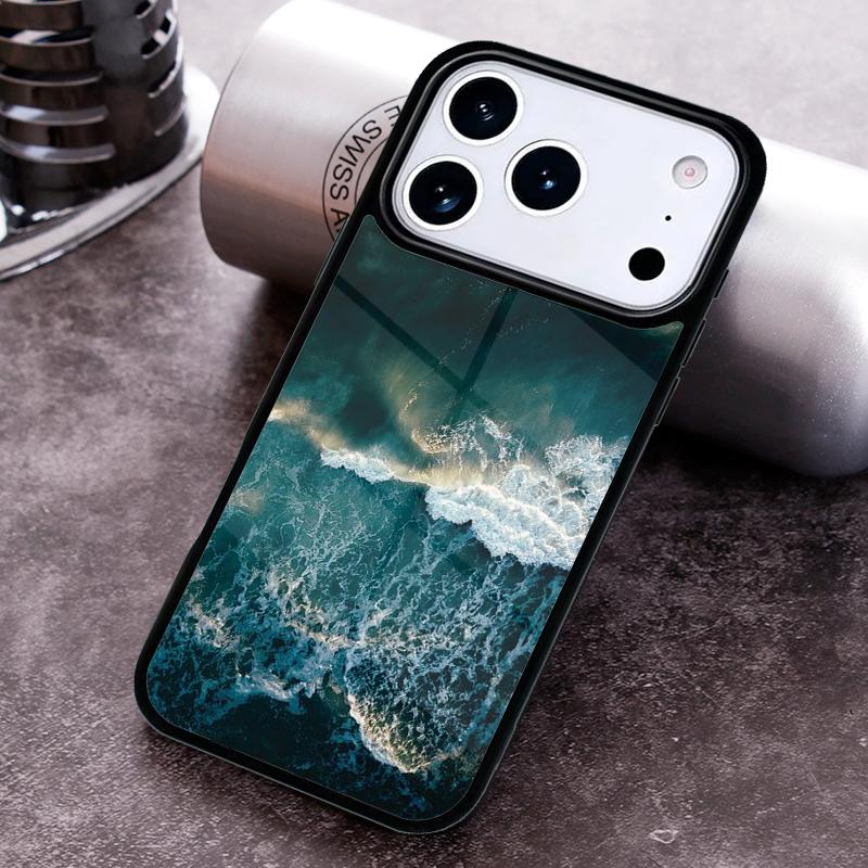 Blue Sea Ocean Waves Phone Case For iPhone 17 16 15 14 13 12 11 Pro Max Plus 17Air Soft Silicone Cover