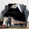 Interstellar Journey Flannel Blanket Throw Blanket Soft Warm Sofa Bed Camping Car Home Decor Unique Christmas Gift C9301329
