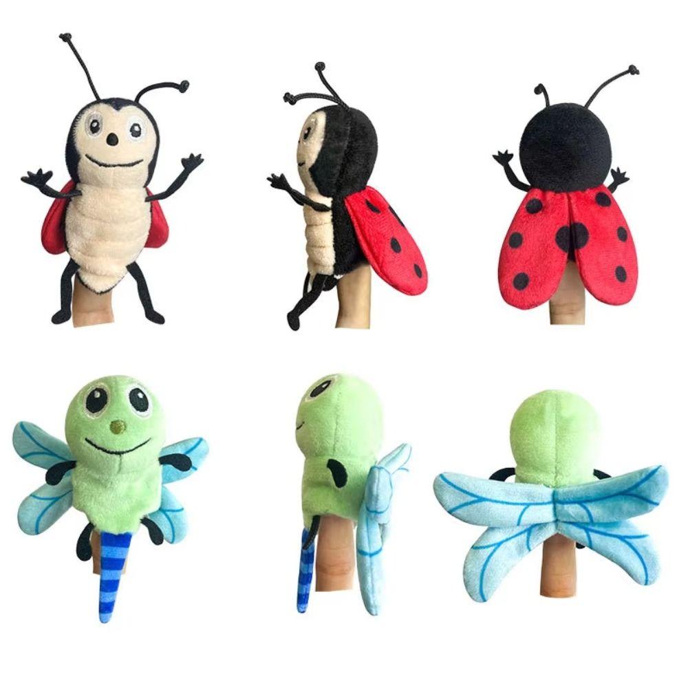 Educational Insect Series Puppets Role Play Butterfly Bee Puppets Interactive Learning