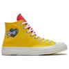 Converse Chuck Taylor All Star 70 Round Toe Lace-up Wear-resistant Shock-absorbing High-top Canvas Shoes Unisex Red Yellow Blue