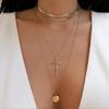 Multilayer Trend Elegant Jewelry Long Snake Chain Crystal Star Pendant Necklace Unquie Women Necklace N0308
