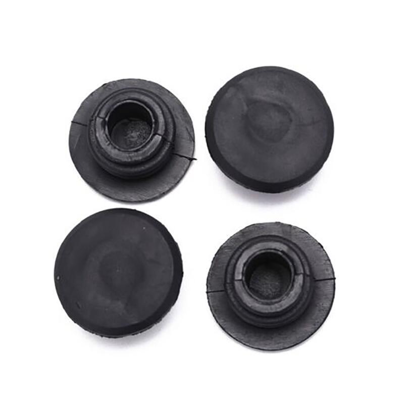 6pcs Bike Black Mini Rubber Grip Handlebar Bar End Plugs Stoppers Caps