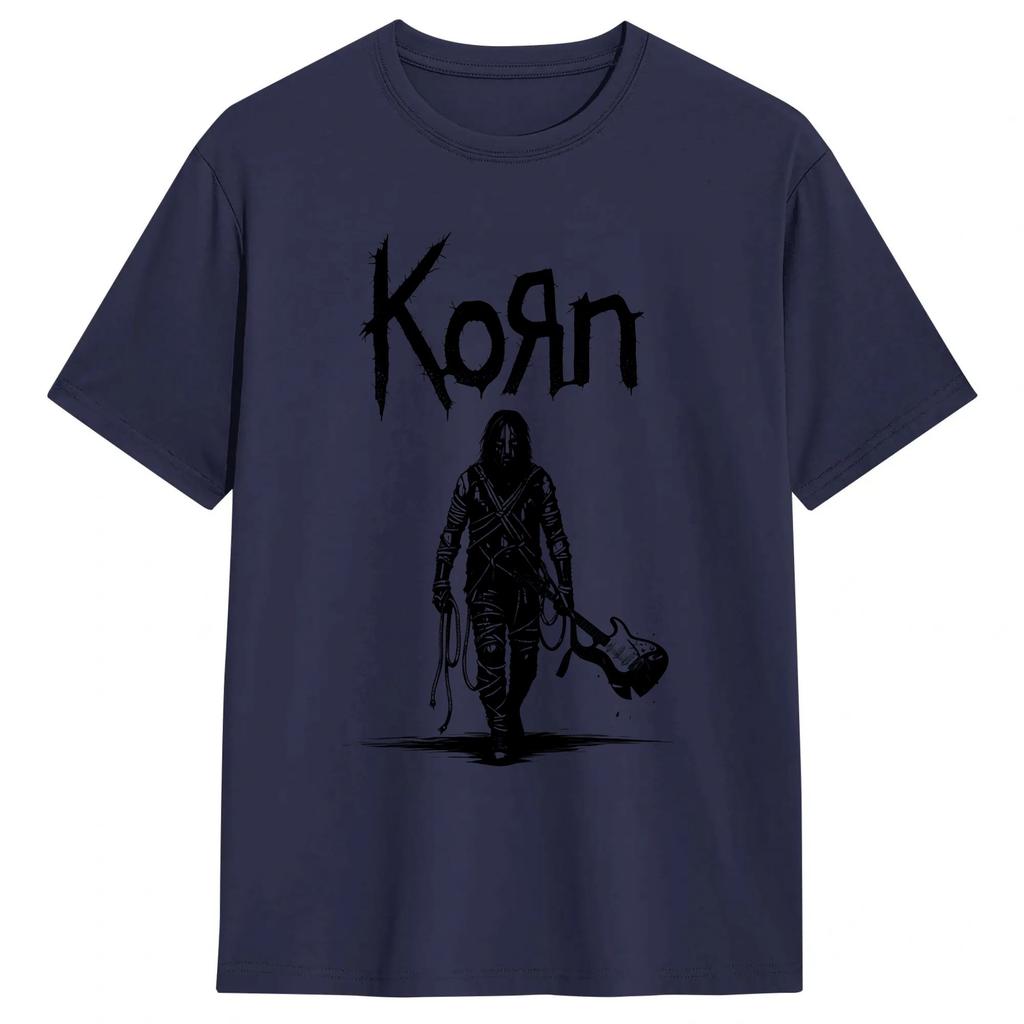 Unisex NuMetal Band Korn Issues 2026 Music T Shirts 100 Cotton Tops Fashion Short Sleeve Round Collar Tees Plus Size TShirts