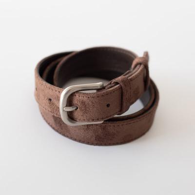DISH OF THE DAY Suede Belt (Brown)