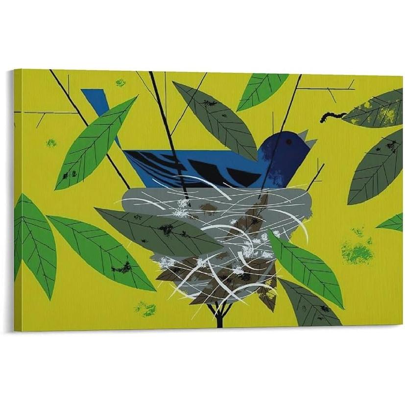 FRHYUDS Charley Harper Sketchbook Poster Bedroom Poster 4 Canvas Wall Art Posters For Room Aesthetic And Decor Poster For Living Room Bedroom Office 08x12inch(20x30cm)
