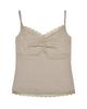 HETIT Lace Wool Tank Top (Beige)