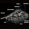 Militär WW2 MOC Leopard 2A7 Armee Kampfpanzer Soldaten Bausteine Steine M1 T90M Panzer Set für Kinder Jungen Geschenke