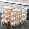 Clear Egg Rack Holder Large-capacity Egg Container New Rolling Egg Storage Box  Kitchen Dedicated