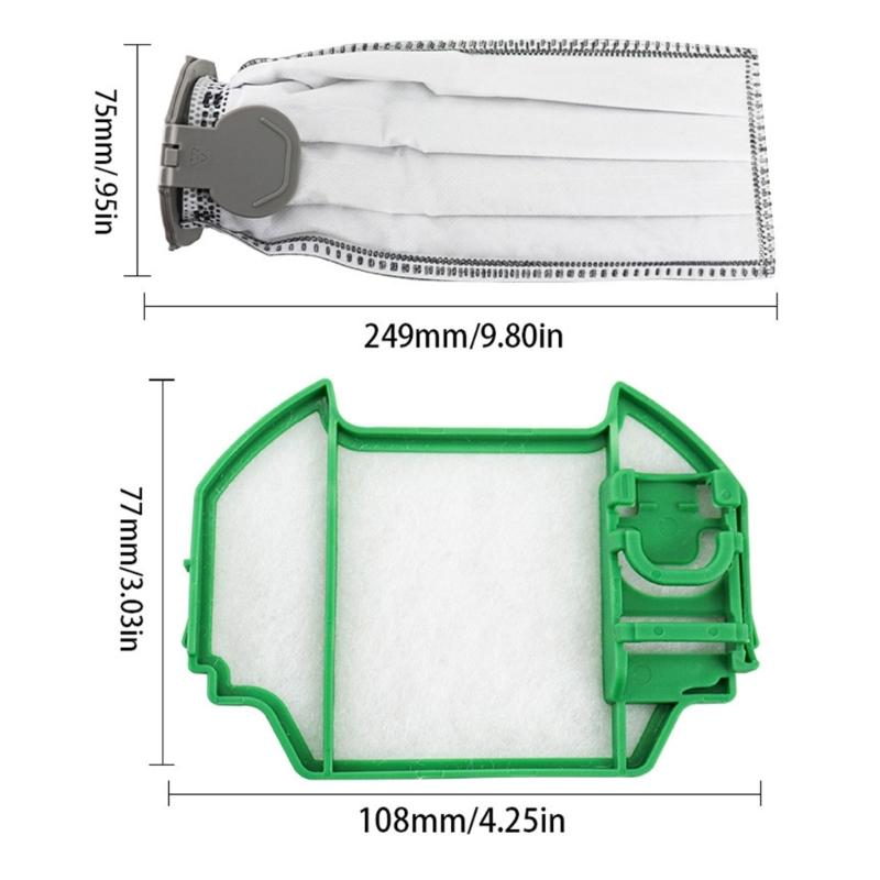 Vacuum Filters Replacement Dust Bag Vacuum Cleaner Accessories Floor Cleaning Machines Part for Vacuum Cleaner Repair