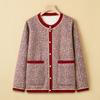 Middle-aged Women's Clothing Grandma Versatile Top Mother Short Coat Spring and Autumn New Casual Large Size