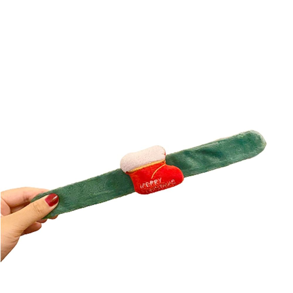 Stuffed Christmas Toy Shake Wristbands Hand Pat Circle Hands Clap Circle Pumpkin Buckle Ring