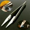 FEITA Precision Ceramic Tweezers with Heat-Resistant and Anti-Magnetic White Sharp Ceramic Tips - for Electronic Repair, DIY Hobbies (1 Piece)