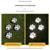 Solar LED Dog Paw Footprint Light, Outdoor Rainproof Garden Decoration