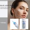 Blue Light Acne Pen Heated Eye Massager Eye Massage Instrument for Dark Circles Eye Bags Puffiness Under Eyes Beauty Pen