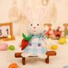 Plush Easter Decorative Rabbit Cute Cartoon Rabbit Doll Easter Rabbit Ornaments  Easter Party
