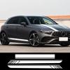 Auto Motorhauben Aufkleber Seitenstreifen Schürzenaufkleber Für Mercedes Benz A-Klasse A45S W177 V177 A35 A45 W176 AMG DIY Dekorationszubehör