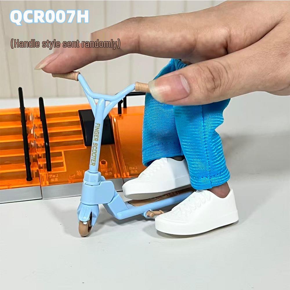 Mini Finger Skateboard Toy Set: Shoes, Knee Pads, Clothing & Blue Harem Pants