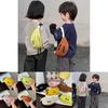 Stylish Corduroy Children's Chest Bag For Boys And Girls With Trendy Letter Design