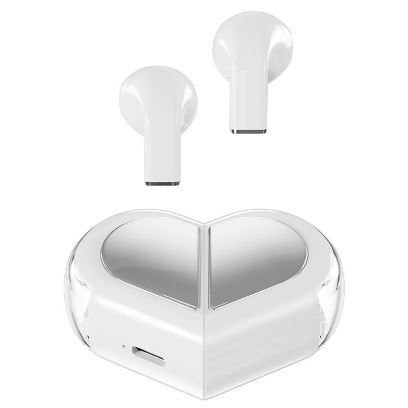 K520 Heart-Shaped Bluetooth 5.3 Wireless Headset with Power Display