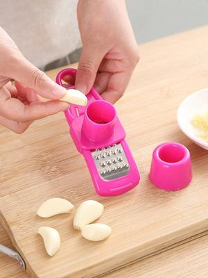 1/2 pièce Mini Broyeur d'Ail Créatif Presse-Ail Cuisine Écraseur d'Ail Manuel Outil Gadgets de Cuisine Vert