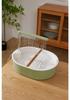 Large Bird Bath Basin for Parrots, Budgerigars, and Cockatiels – Built-in Birdcage Bathing Accessory
