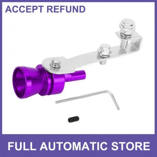 1Set Turbo Sound Exhaust Muffler Pipe Whistle Rear Tailpipe M Universal