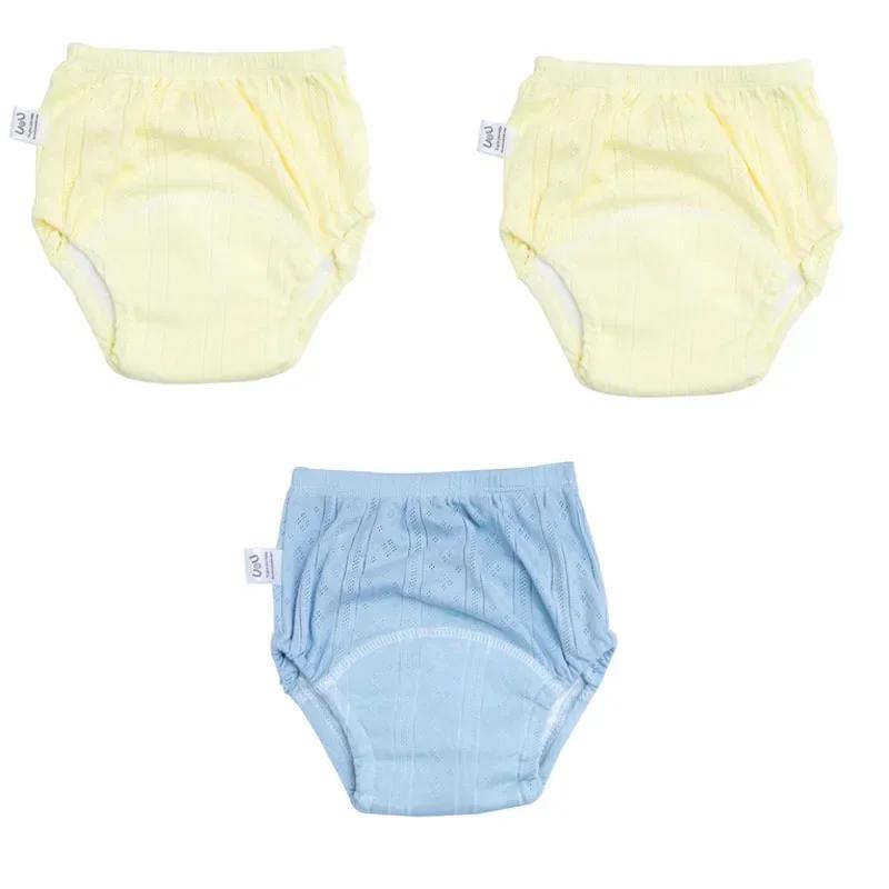 3 PEZZI/LOTE Colori Caramella Pantaloncini da Allenamento per Neonato Shorts Estivi per Bambino Pannolini di Stoffa Lavabili per Maschio e Femmina Pannolini Riutilizzabili Mutandine per Lattante