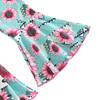 Girls Clothing Set Sleeveless Summer Floral Printed Top T-shirt+ Flared Trousers  2Pcs Toddler Kids Clothes