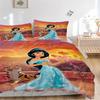 Princess Jasmine'S Adventure Print 3Pcs Bedding Setduvet Cover With 2 Bedropillowcase Home Birthday Gift