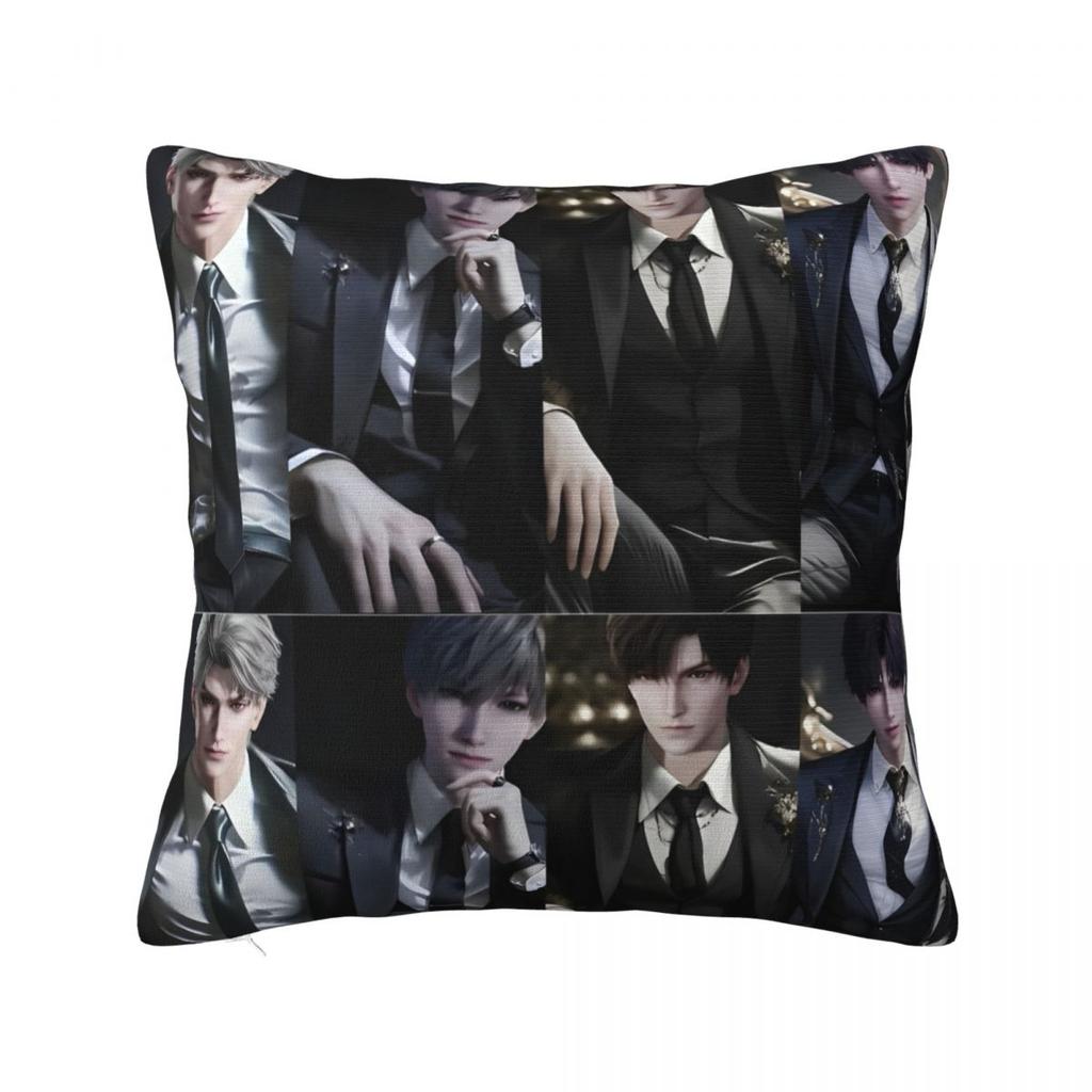 Love And Deepspace Pillow Covers Polyester Home Rafayel Cushion Case Funny Home Decoration Pillowcase 4545