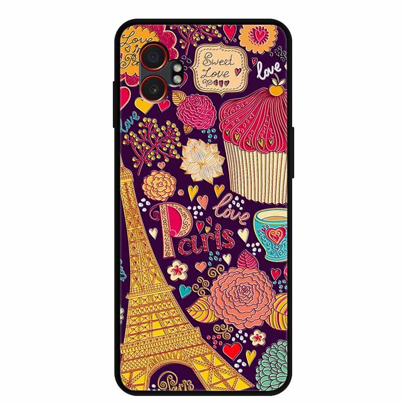 3D Emboss Case For Samsung Galaxy XCover7 Pro 5G Phone Case Flowers Silicone Soft Back Cover For Samsung Galaxy XCover7Pro Case