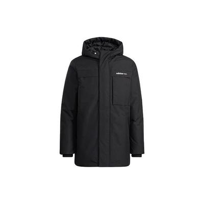 Neo Down Parka With Multiple Pockets And Hood Men Outerwear Black HF0505