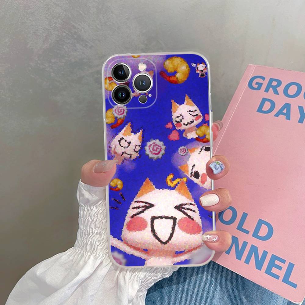 

Популярный Милый Кот Т-Тторо И-Иноуэ для IPhone 17 16 15 14 13 12 Mini 11 Pro Max Прозрачный Чехол iPhone 17 Air