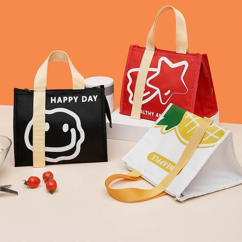 

Stylish Insulated Lunch Bag - Thick Aluminum Foil, Perfect for Students & Office Workers