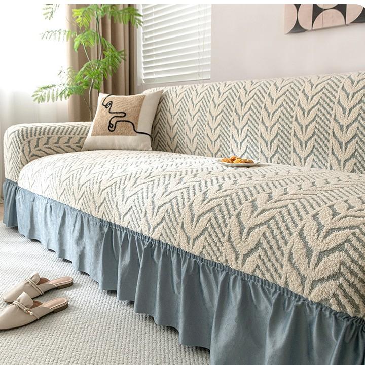 

New Elastic All Purpose Cover for Light Luxury Sofa Covers Anti Cat Scratch One Piece Dust Proof Protective Cover Kit 90-140cm