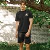 Goxo Men S Round T ShirT Black Swag carT