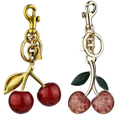 Kersen Sleutelhanger Zoete Veelzijdige Kersen Hanger Sleutelhanger Voor Vrouwen Mannen Exquise Rugzak Decoratie Accessoires Cadeaus