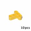 10PCS Technology Liftarm 3x3 Holes T Shape Thick Bricks Blocks 60484 Assembles Particles MOC Parts Technical Toys