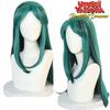 Lum Lamu Long Green Cartoon Cosplay Wig For Any Face Shape