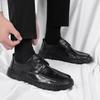Versatile casual men's shoes for outdoor comfort in black Wedding Business Gentleman Adult Shoes Fashionable  leisure new model