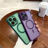 Translucent Matte Shockproof Case For iPhone 16 15 14 13 12 11 Pro Max Plus Case For Magsafe Magnetic Wireless Charge Cover