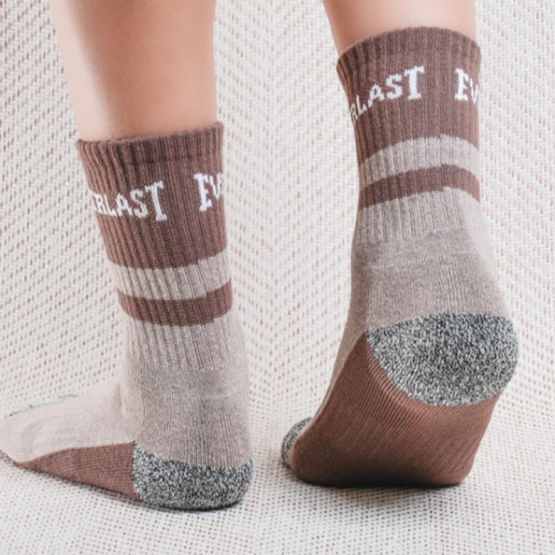 DaiSo EverlaSt Herren Wandersocke Lang Braun