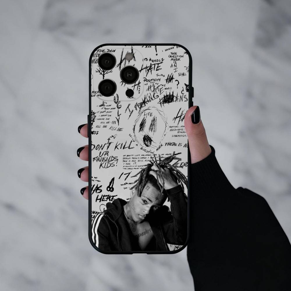R-Rapper X-XXXTentacionS Phone Case Silicone Soft For IPhone 17pro 16 15 14 13 12 11 X XR Plus Pro Max Plus