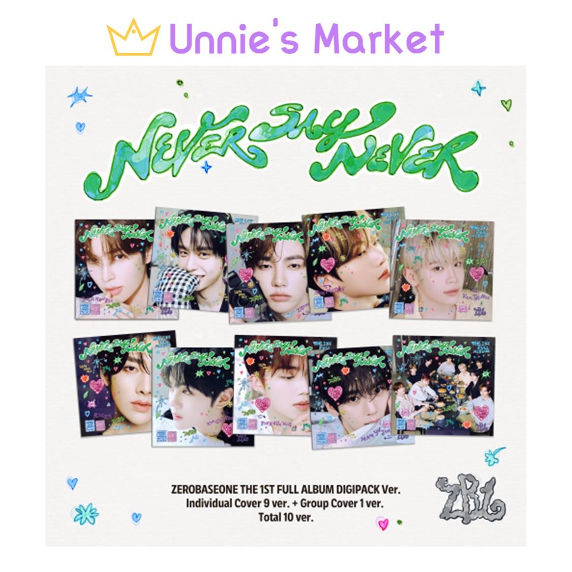 

ZEROBASEONE [NEVER SAY NEVER] Диджипак Версия. Первый полный альбом Random ver. 1EA