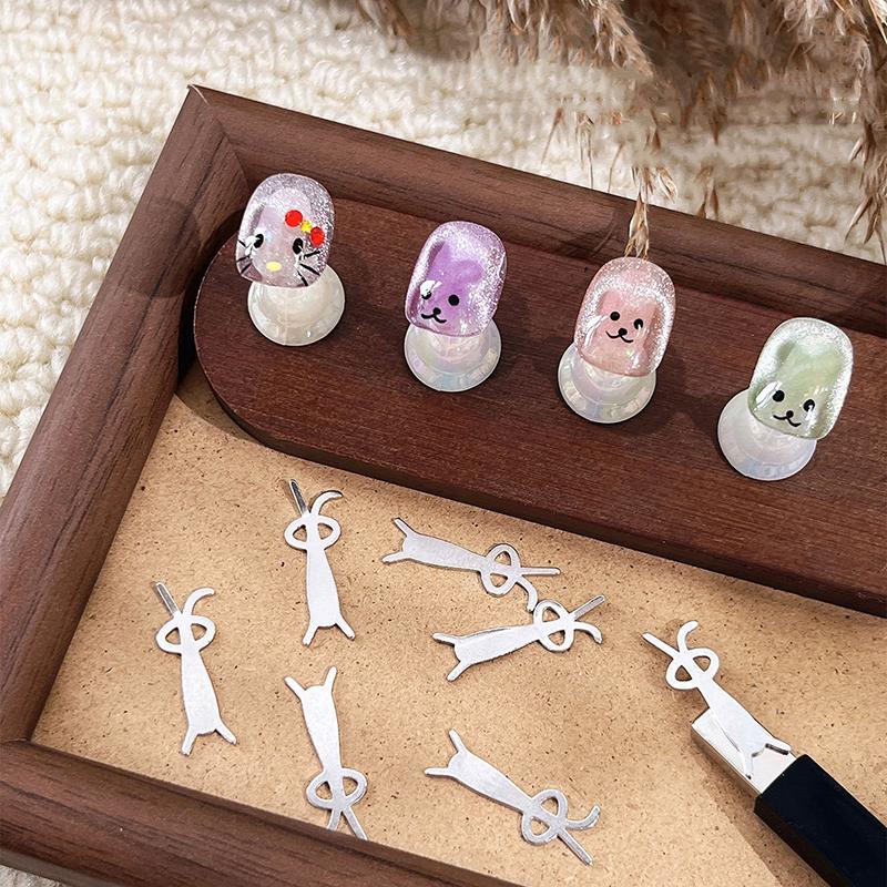Love Cat Eye Magnetic Stick Nail Art Tools Small Iron Piece Magnet Stick Create Bunny Pattern Magnetic Polish Effects Nail