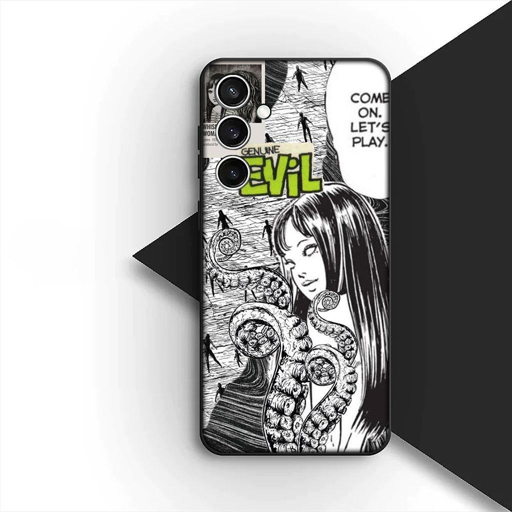 Phone Cover for Samsung Galaxy S22 S21 S20 FE Ultra Plus A07 A17 A15 A16 A25 A57 A37 Case Comics Junjis Tomie Ito Collection