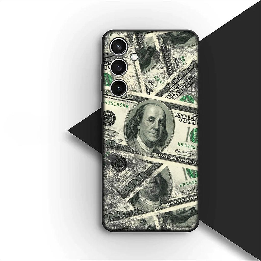 Cover Moneys 100 D-Dollars Wallpaper for Xiaomi Redmi Note 13 A3 14 Pro Plus 9T 14C 13C 13X 9C NFC + Pro+ 5G 4G Phone Case