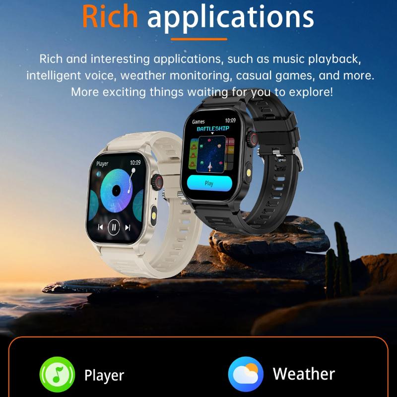 2025 New Women Smart Watch Flashlight 2.01” HD Display AI Voice Bluetooth Call Sports Watches Health Monitor Smartwatch Men