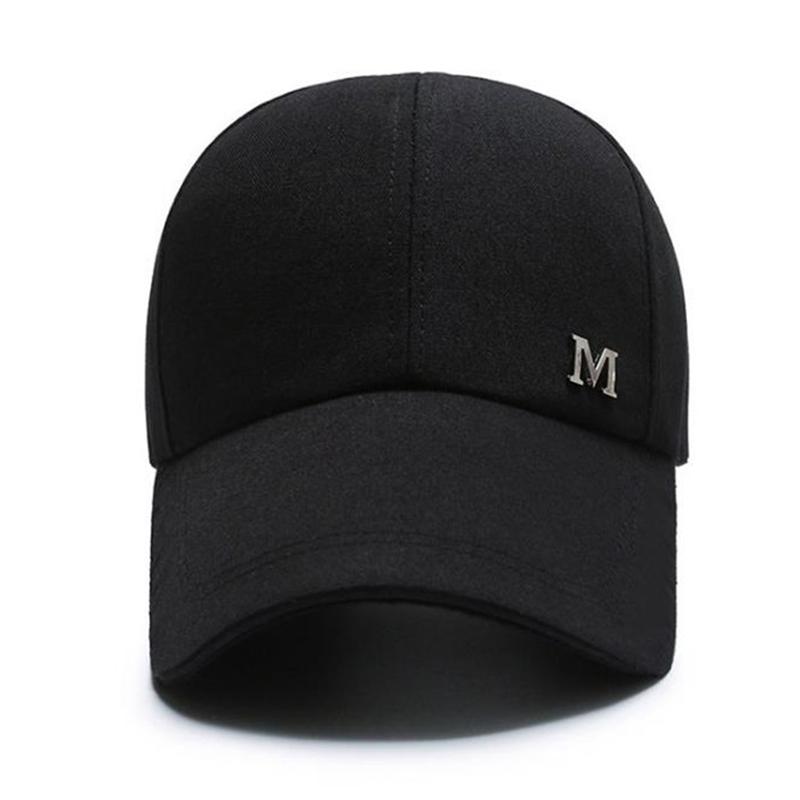 Men Women Baseball Cap Summer Cotton Hat Hip-Hop Cap Sport Sun Hat Casual Long Brim Sunscreen Golf Cap